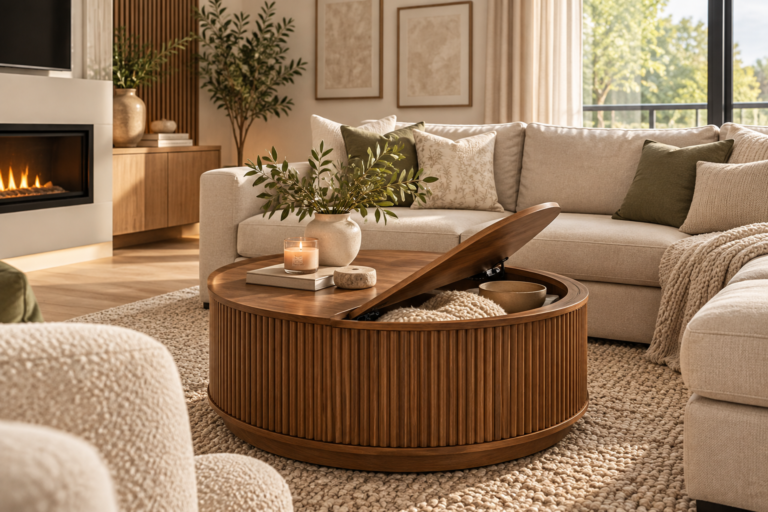 5 Stylish Coffee Tables With Storage for a More Functional Living Room